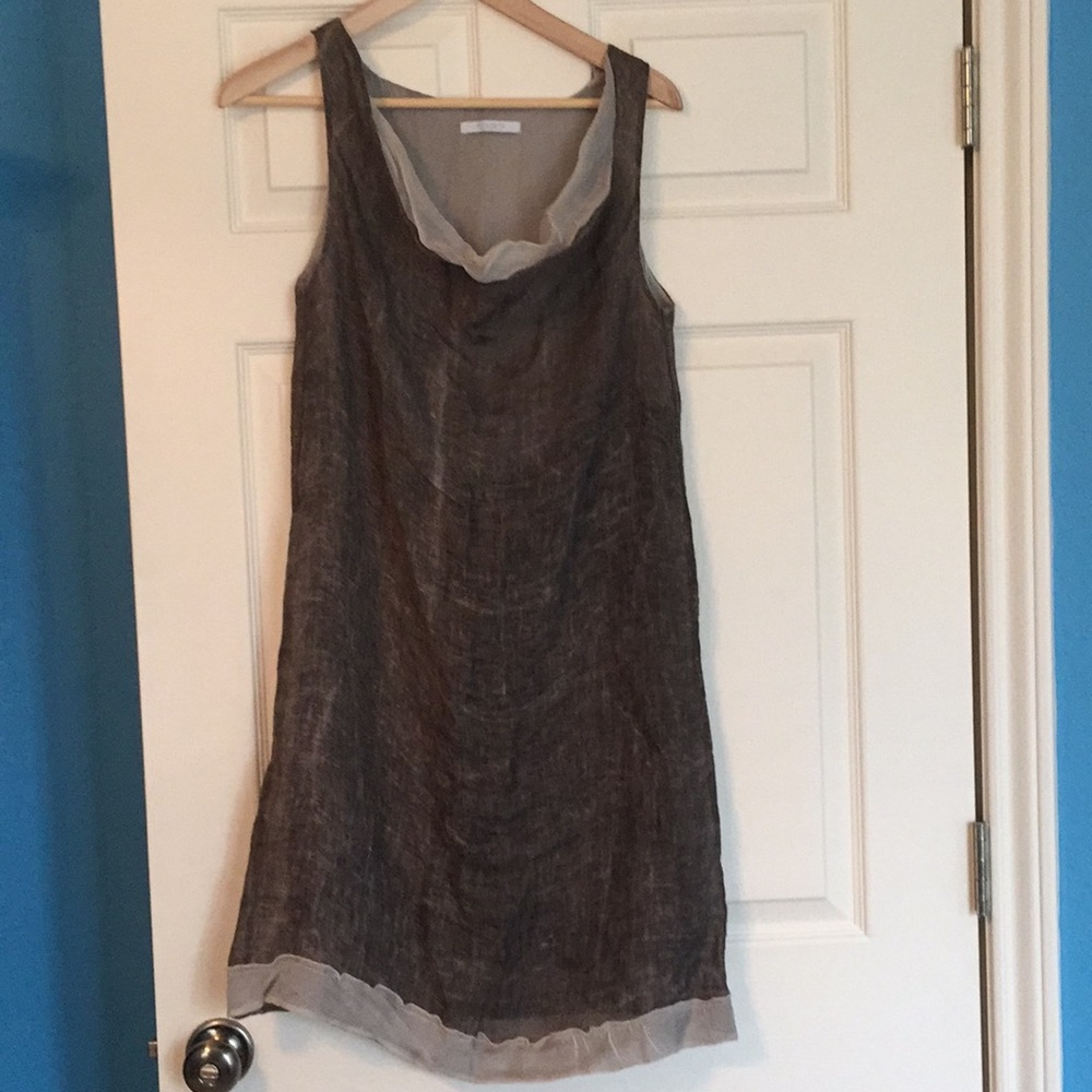 Siste's metallic dress